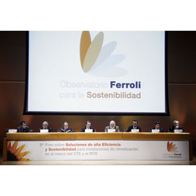 ponentes en el foro ferroli de la sostenibilidad
