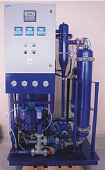 Sistema de desinfecci�n de Legionella, anti-incrustaci�n y corrosi�n