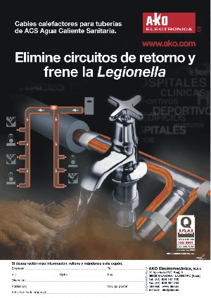circuitos de retorno y frenar la Legionella en sistemas de Agua Caliente Sanitaria (A.C.S.)