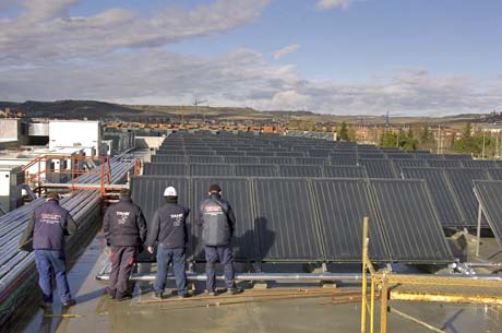 Instalación solar Buderus en Valladolid