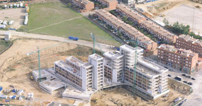 Imagen de las obras del complejo Alexandra