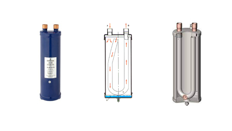 acumulador de succion y retorno de refrigerante liquido 4