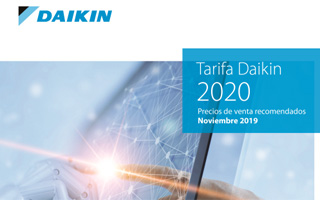 Tarifa Daikin 2020