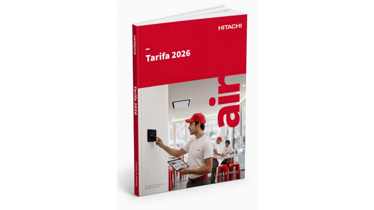 Hitachi tarifa 2026 catálogo profesionales HVAC