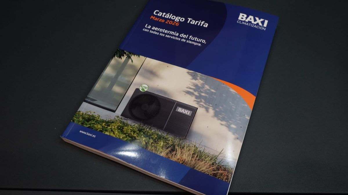 BAXI catálogo tarifa 2026 aerotermia climatización Rebuild Madrid