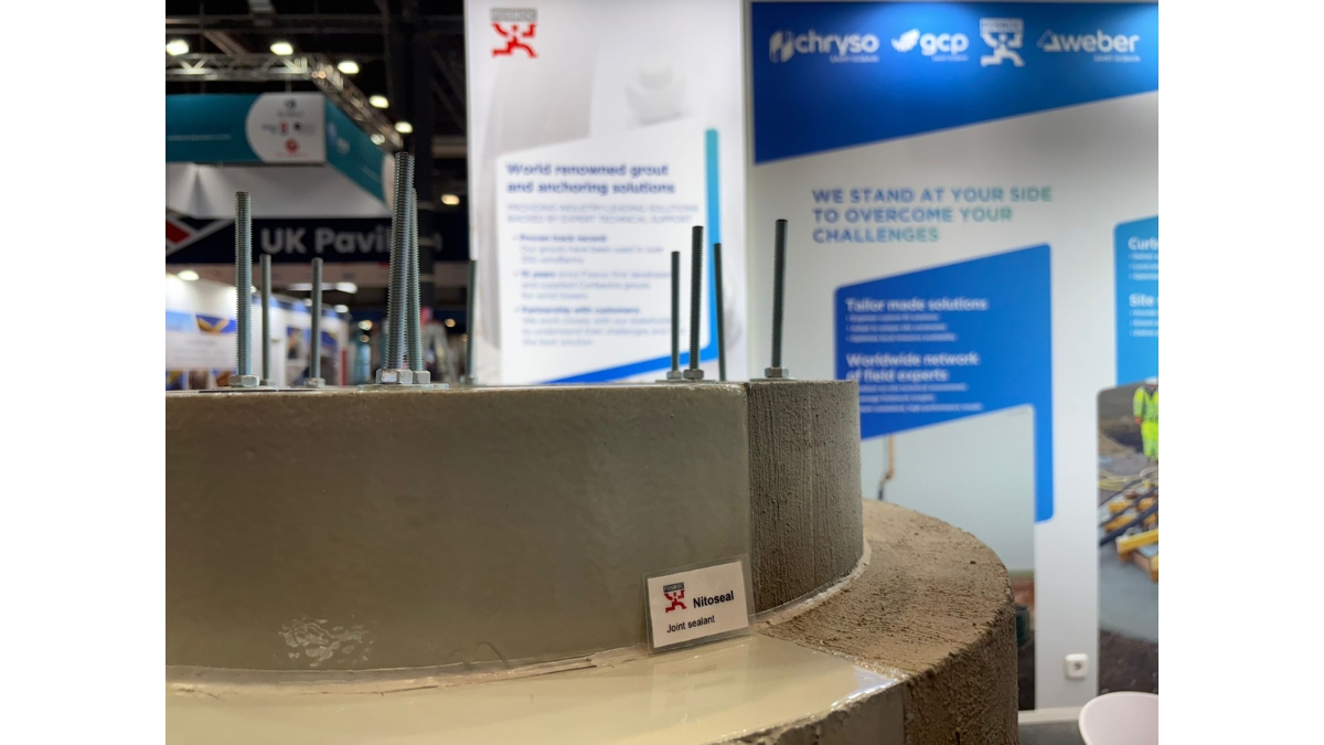 Saint-Gobain WindEurope 2026 Madrid aerogeneradores soluciones Chryso Fosroc GCP hormigón eólica