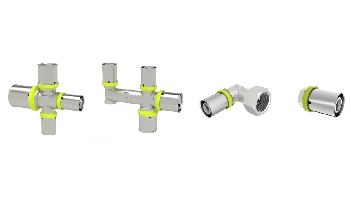 ARCO figuras latón press gama Sistemas instalación profesional fontanería