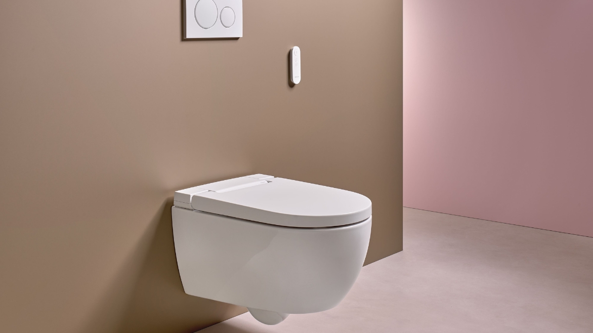 Geberit AquaClean Alba inodoro bidé suspendido WhirlSpray TurboFlush diseño baño moderno