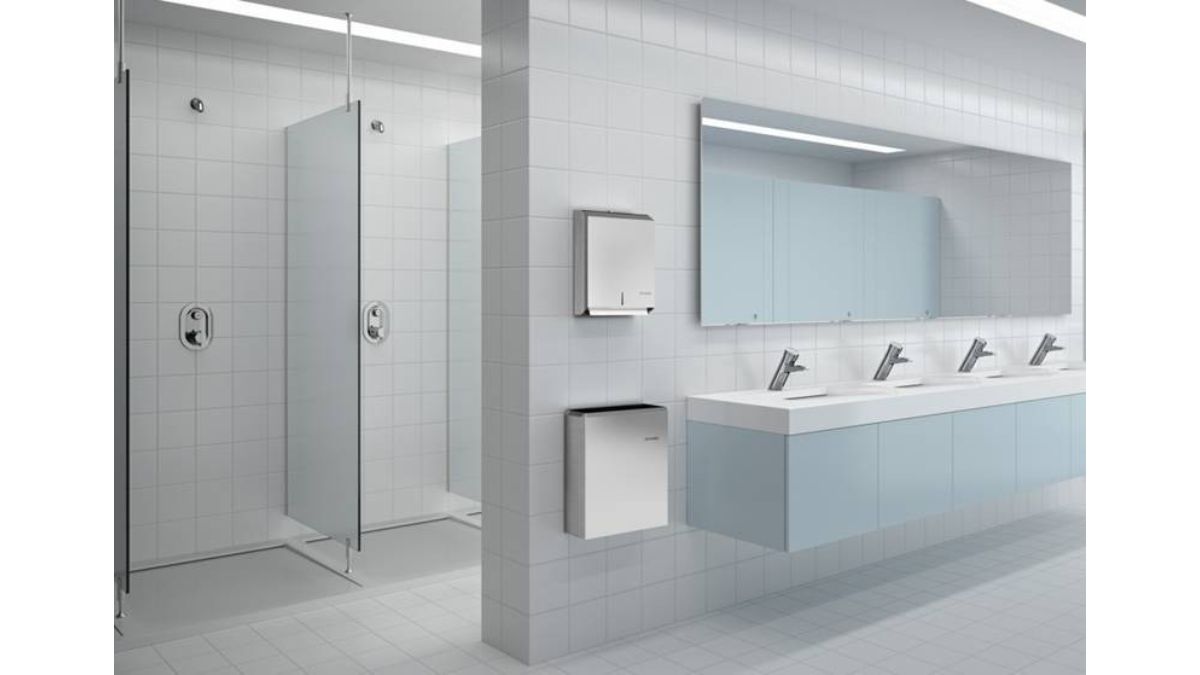Grifo de lavabo temporizado mezclador Genebre colectividades