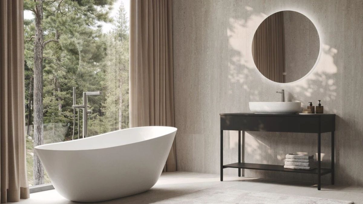 Lavabo Artis Sense con textura en relieve de Christian Haas