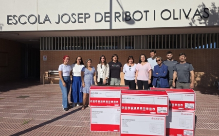 ariston dona equipos aire acondicionado mejorar bienestar estudiantes girona