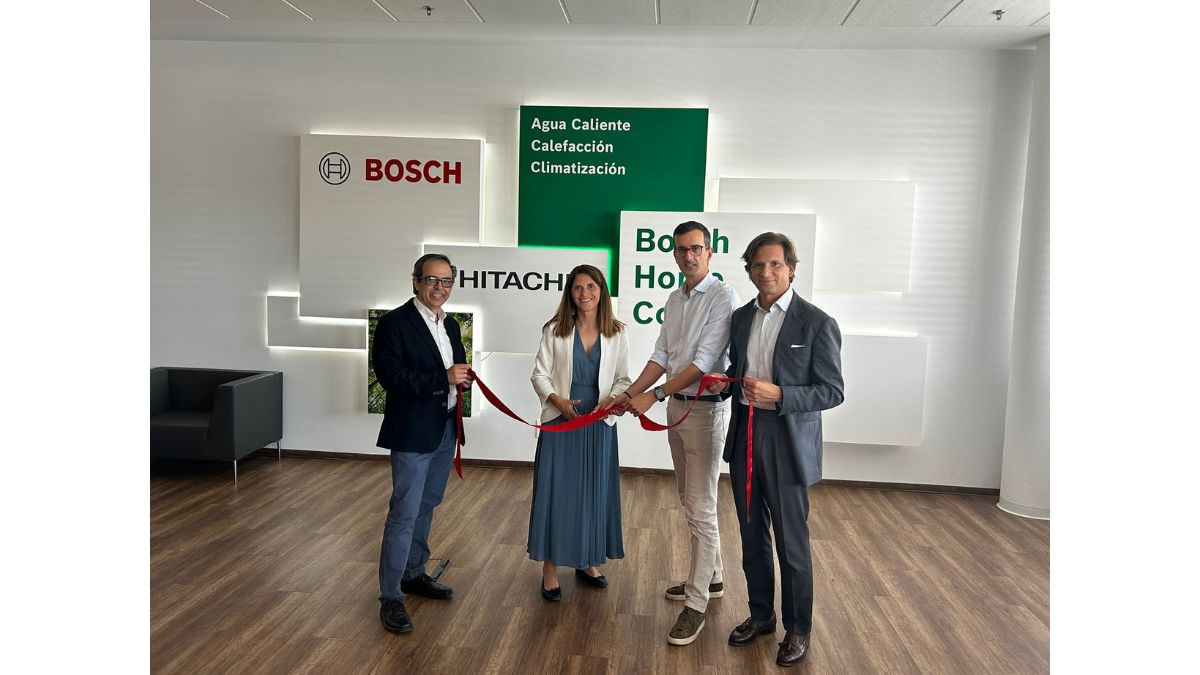 Bosch Home Comfort María Zesch visita España centro formación Bosch Hitachi Madrid