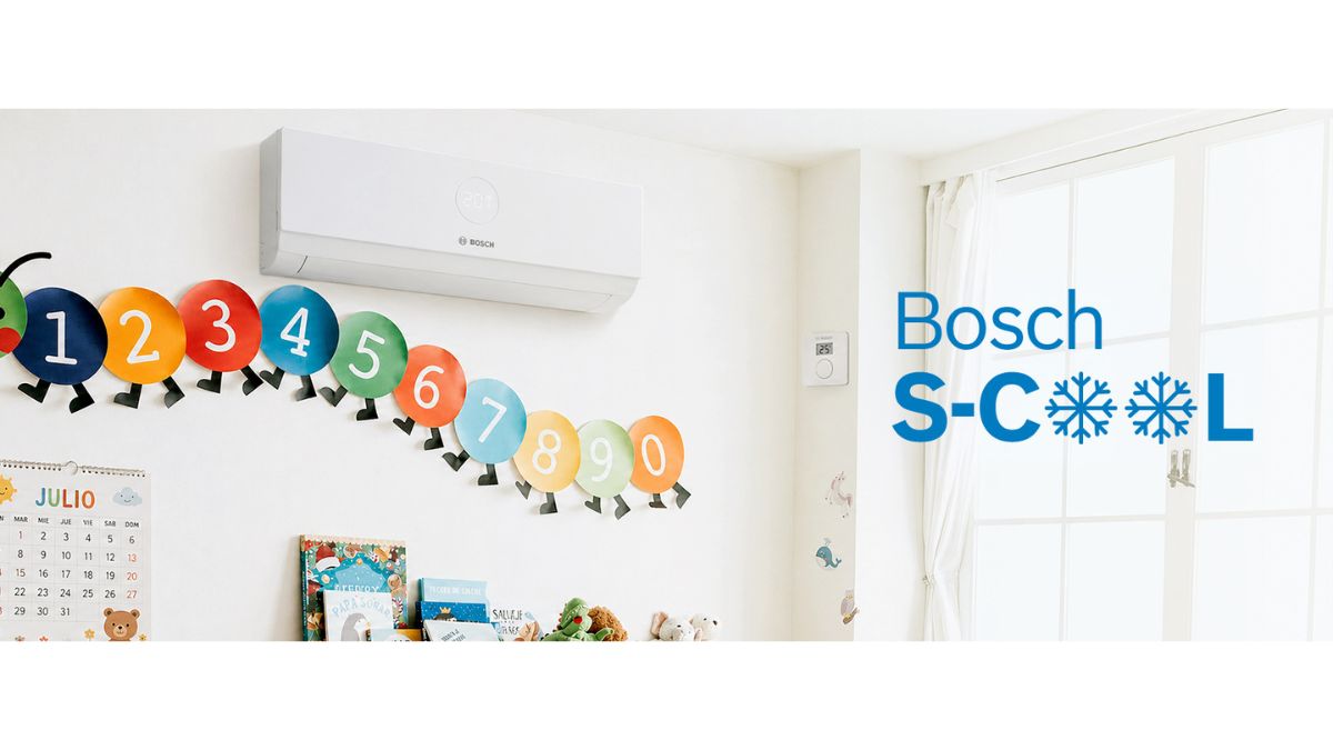 Campaña Bosch S-COOL climatización escuela infantil guardería España