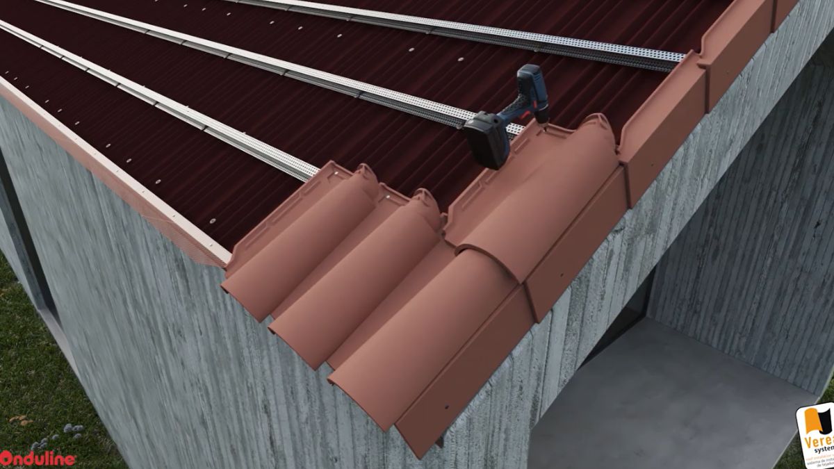 Cubierta ventilada teja mixta Eternal Verea sistema SIATE Onduline