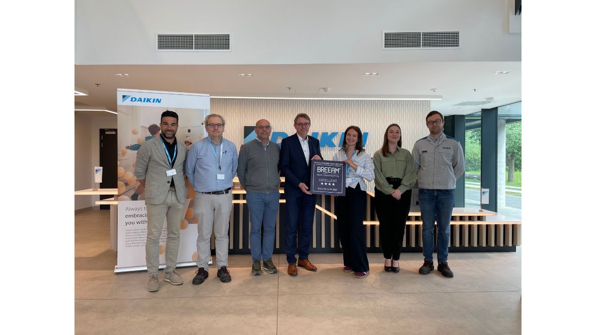 Daikin BREEAM Excellent Centro I+D Gante NZEB geotermia aerotermia ventilación