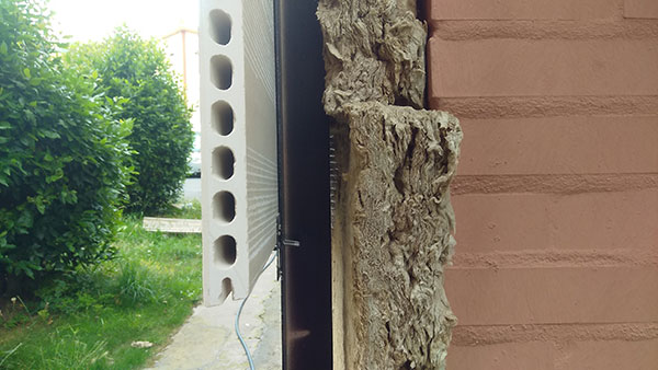 Detalle de fachada ventilada