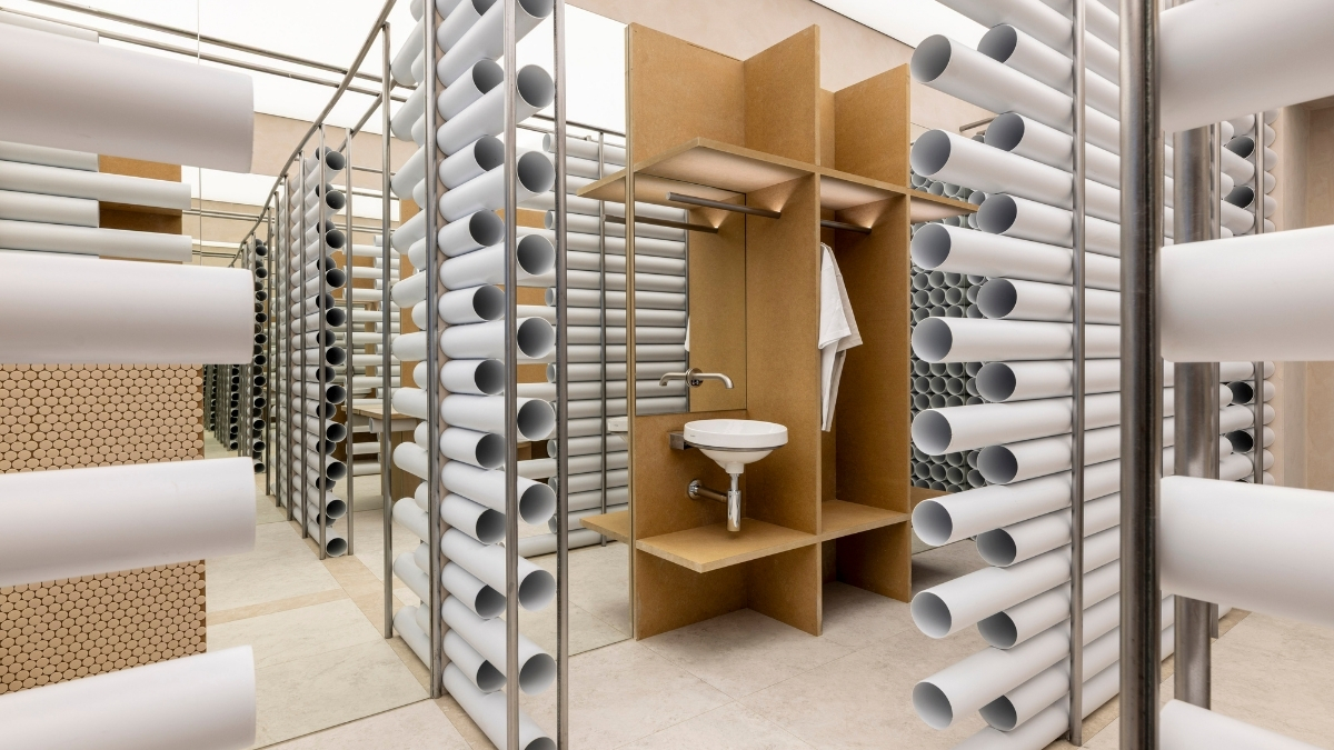 Geberit Casa Decor 2026 espacio Lo invisible Zooco Estudio AquaClean Alba Sigma40 baño diseño