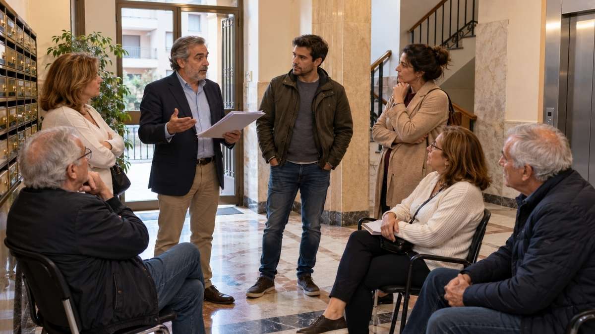 Los administradores de fincas informan a los vecinos sobre soluciones de eficiencia energética