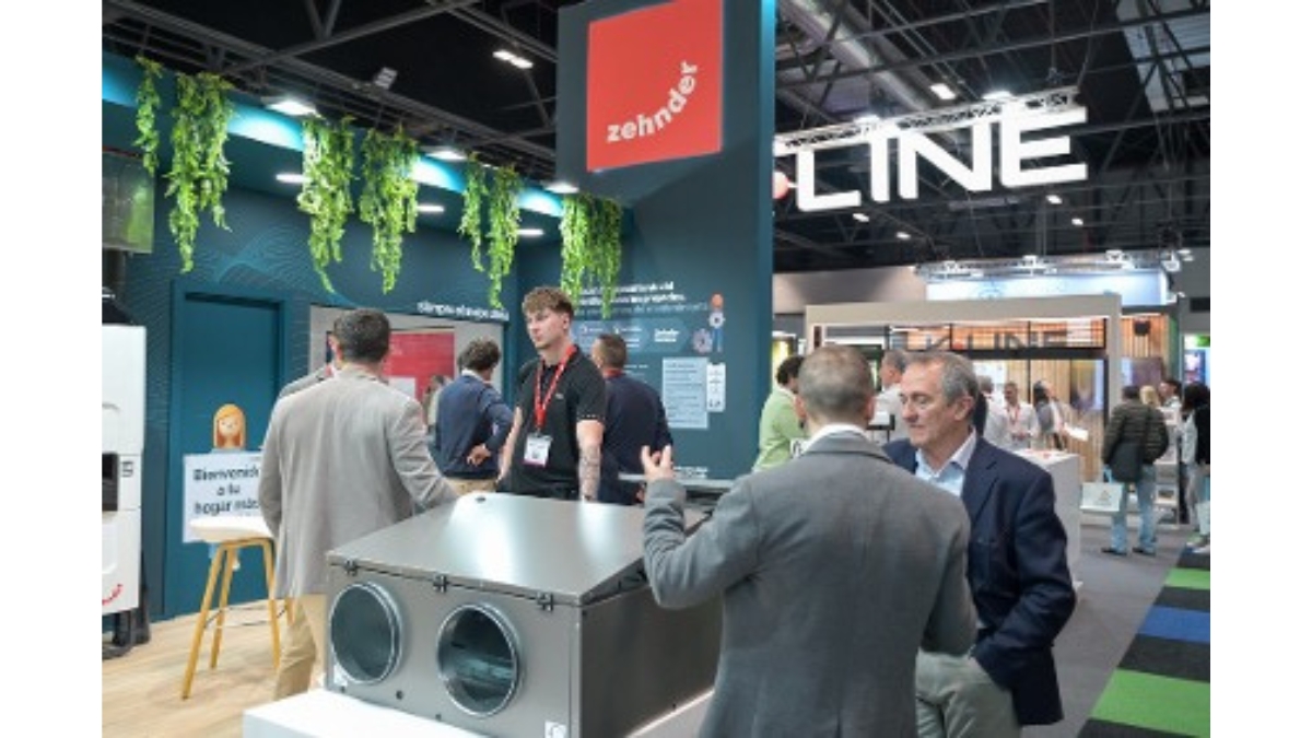 Stand Zehnder Rebuild 2026 ventilación recuperación de calor construcción industrializada