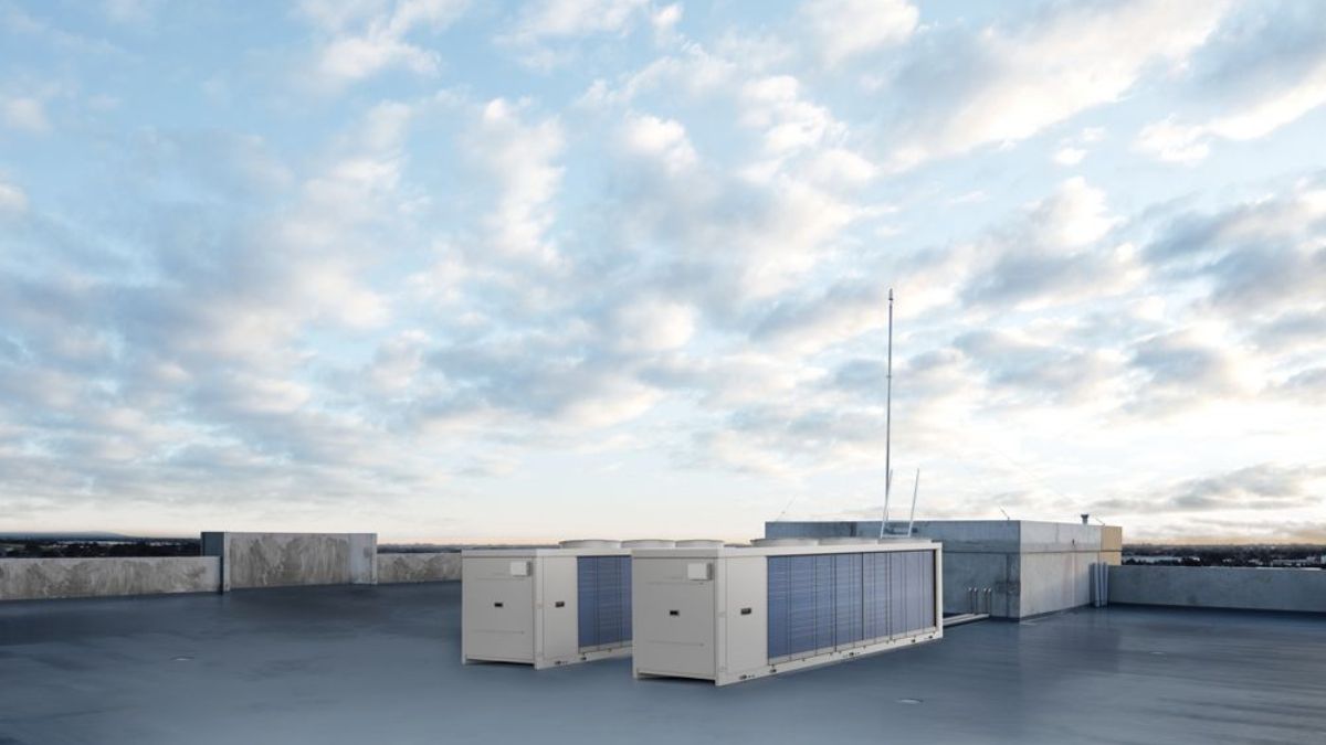Instalación híbrida de aerotermia y caldera de condensación de Bosch