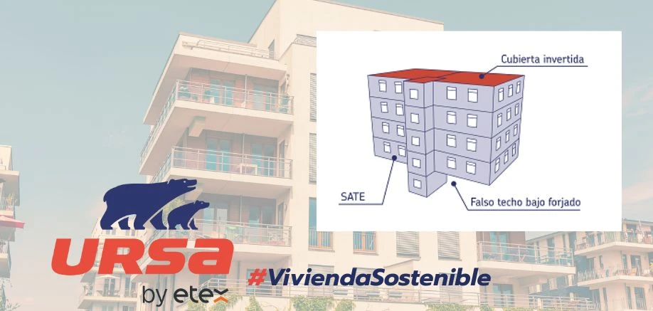 Ejemplo de rehabilitación en bloque: SATE en fachada, falso techo bajo ...