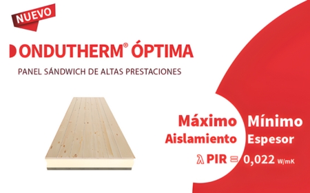 nuevo ondutherm optima onduline panel sandwich madera altas prestaciones termicas 
