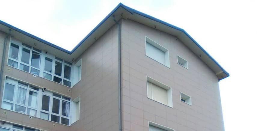 SATE en una fachada rehabilitada Sistema de Aislamiento Térmico por el Exterior