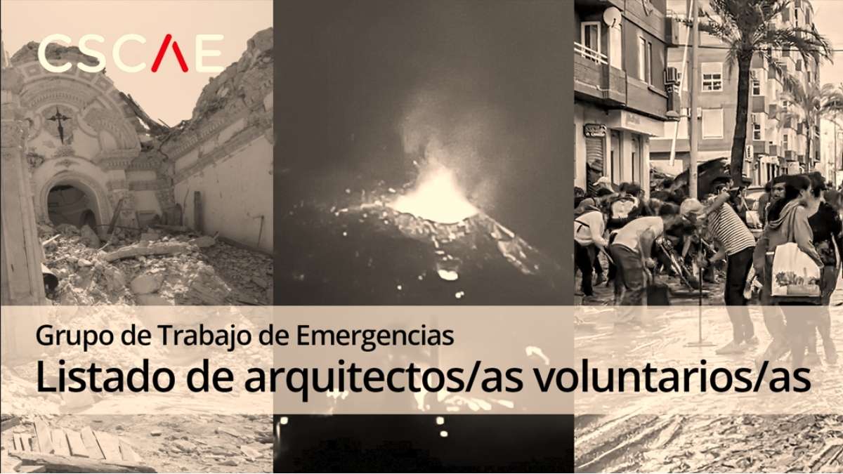 cscae arquitectos voluntarios emergencias