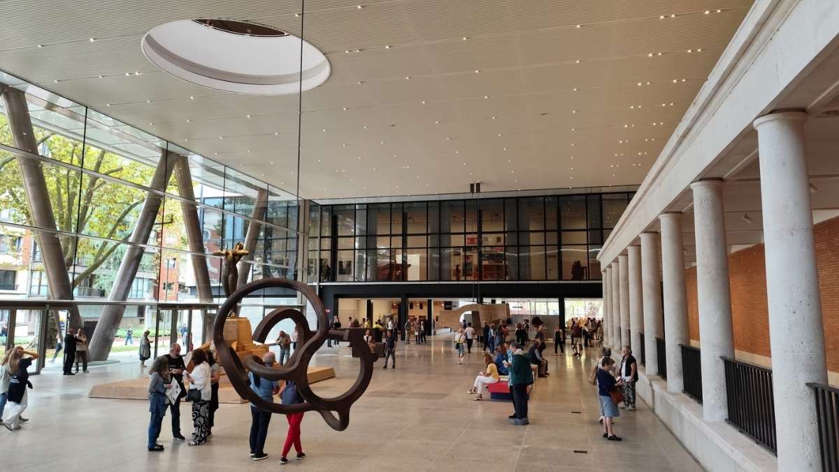 Nuevo atrio del Museo Bellas Artes de Bilbao. Fotografía: P. Arnabat