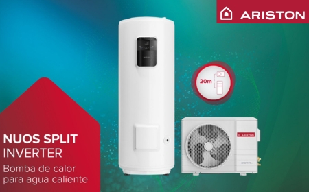 ariston amplia flexibilidad instalacion gama nuos split inverter wifi refuerza liderazgo acs renovable