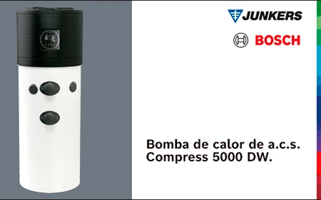 Orden alfabetico Joya Museo Guggenheim Nueva bomba de calor de agua caliente Compress 5000 DW, ahora con marca  Bosch - caloryfrio.com