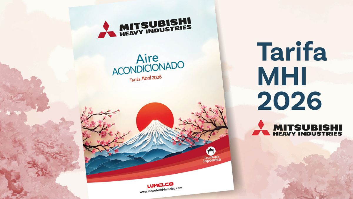 Nueva tarifa 2026 Mitsubishi Heavy Industries HVAC bomba calor Q-ton Hydrolution