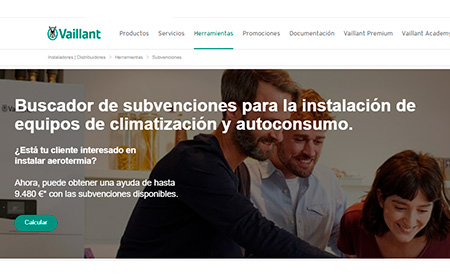 Todas las herramientas Vaillant, en una misma Web