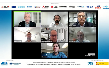 AFEC y el CLUSTER IAQ celebraron la segunda jornada técnica virtual sobre “Sistemas de tratamiento de aire: nuevos diseños y monitorización. Hacia un mercado responsable con la salud de las personas”