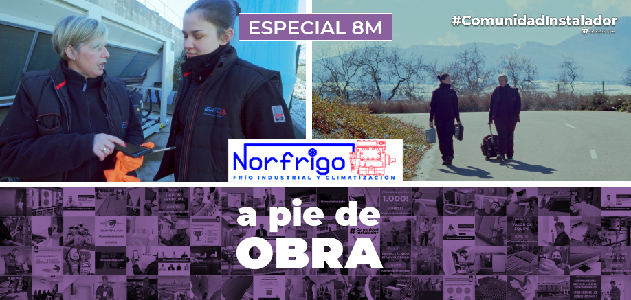 a pie de obra instaladores NORFRIGO