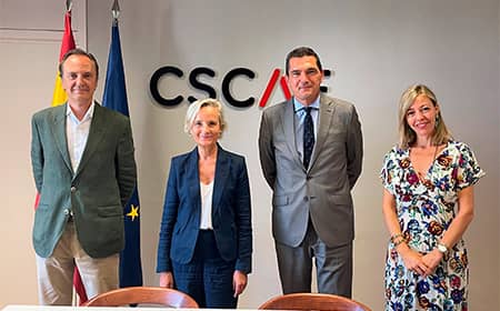 Luis Mateo, Marta Vall-llossera, Antonio Logroño y Ángela Baldellou