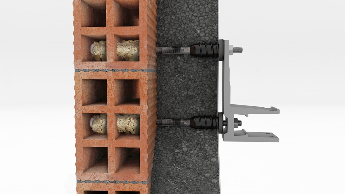 Sistema fijación ResiTHERM CELO para fachadas SATE homologado ETA