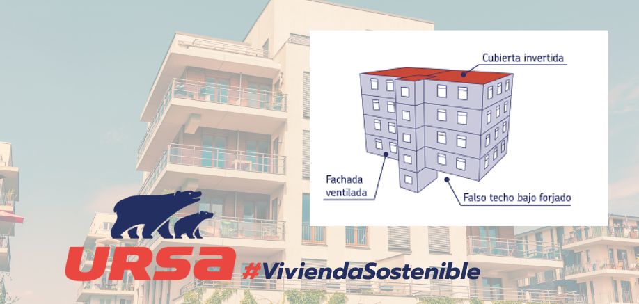 Rehabilitado con fachada ventilada, falso techo bajo forjado en primer suelo y cubierta invertida
