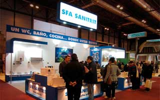 Stand de SFA Sanitrit en la Feria Climatización