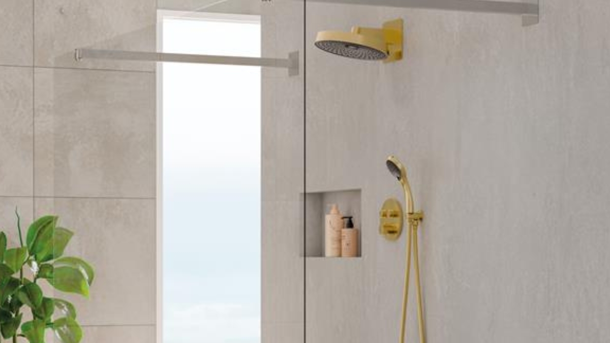 Ducha termostática empotrada Clever UP Urban PRESS2 diseño redondo 2026