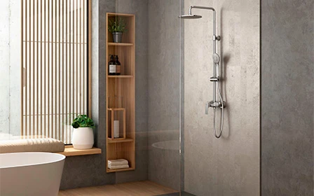 Genebre presenta su columna de ducha extensible con sistema GE-EASY de la  serie Koral 