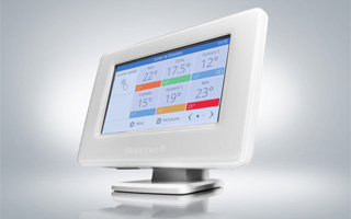 Termostato para regulación de la calefacción con WiFi Evohome de Honeywell Termostato para regulación de la calefacción con WiFi Evohome de Honeywell
