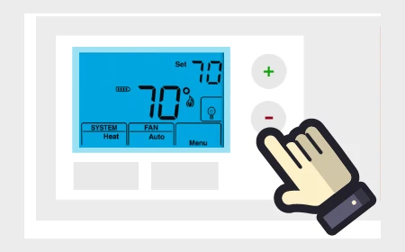 Mecanismo Termostato digital para sistemas de calefacción eléctricos