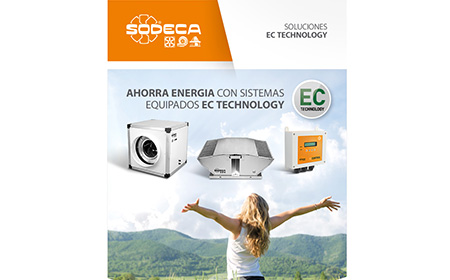 Ahorra energía gracias a los sistemas equipados con EC Technology