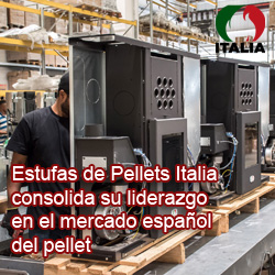 estufas de pelletes italia noticias destacadas biomasa octubre noviembre 2025