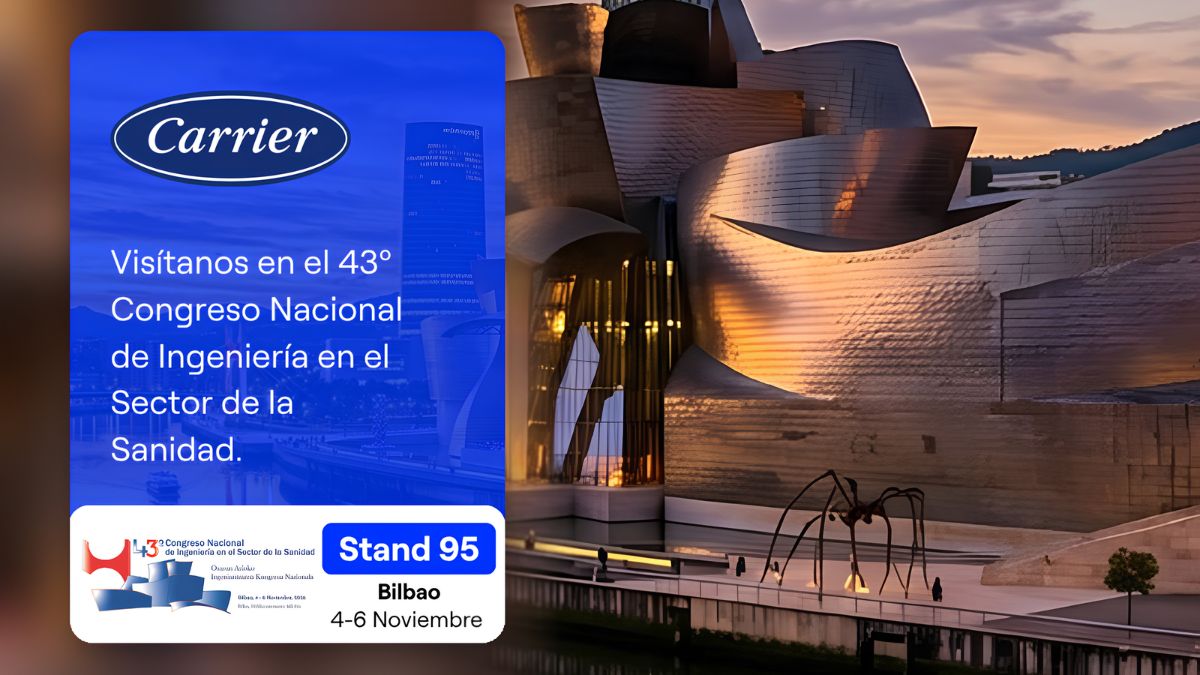 Carrier en el Congreso Nacional de Ingeniería Hospitalaria de Bilbao