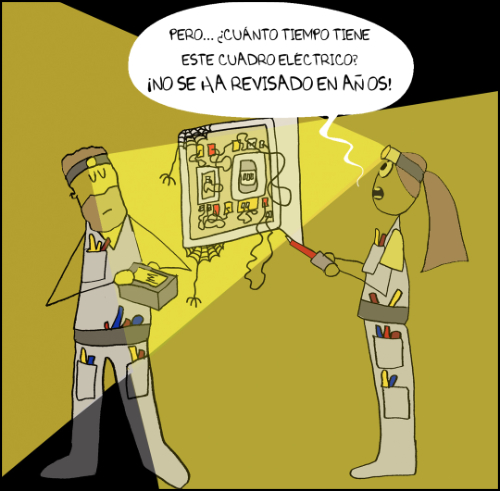Viñeta 5 - Los Titanes del Amperio - Sandra Llanas