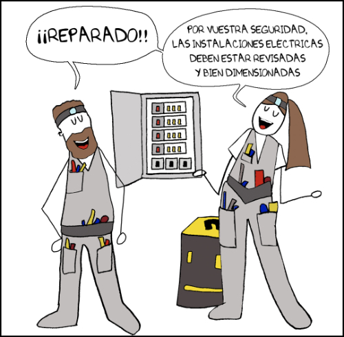 Viñeta 7 - Los Titanes del Amperio - Sandra Llanas