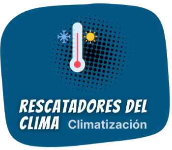 viñeta rescatadores del clima
