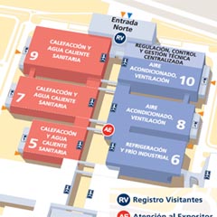 Mapa IFEMA Climatización 2011